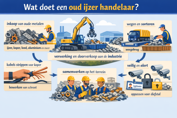 Wat doet een oud ijzer handelaar